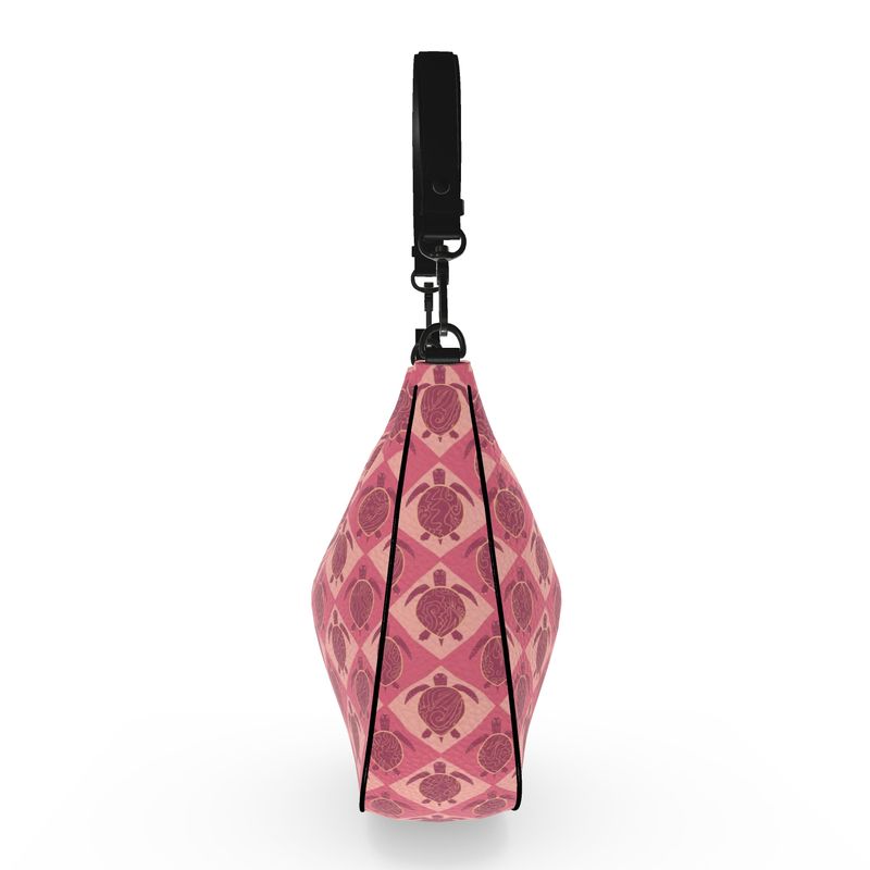 Curve Shoulder Bag - Nappa Leather - Topo Turtles - Pink