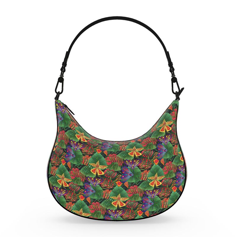 Curve Shoulder Bag - Nappa Leather - Jungle Flower