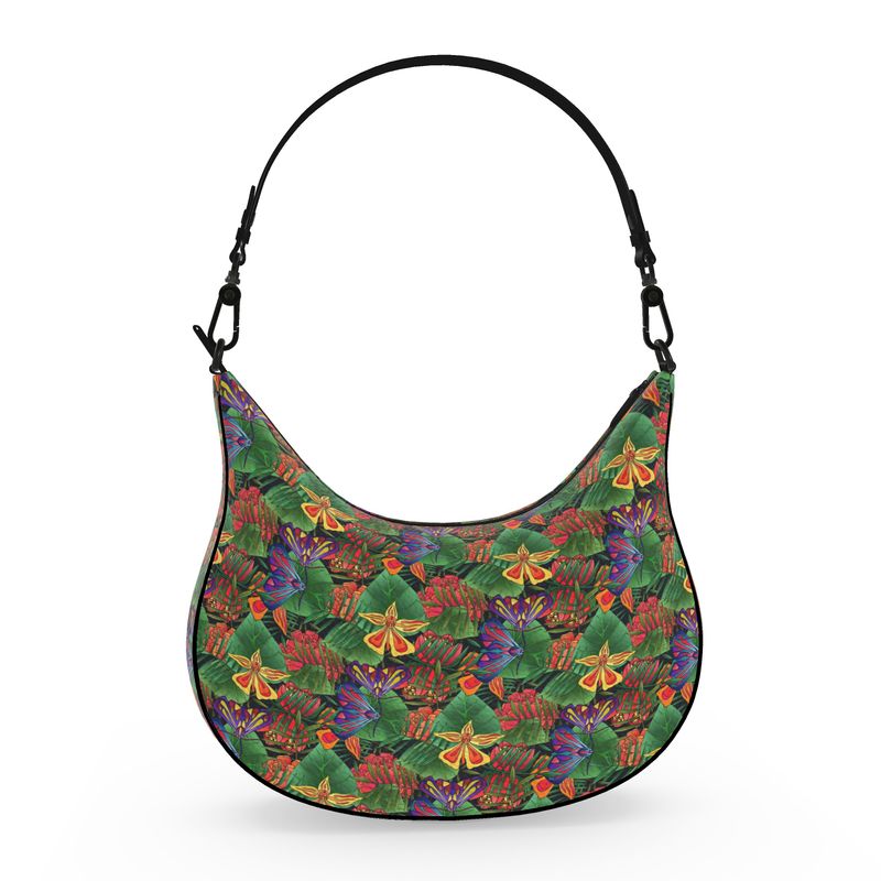 Curve Shoulder Bag - Nappa Leather - Jungle Flower