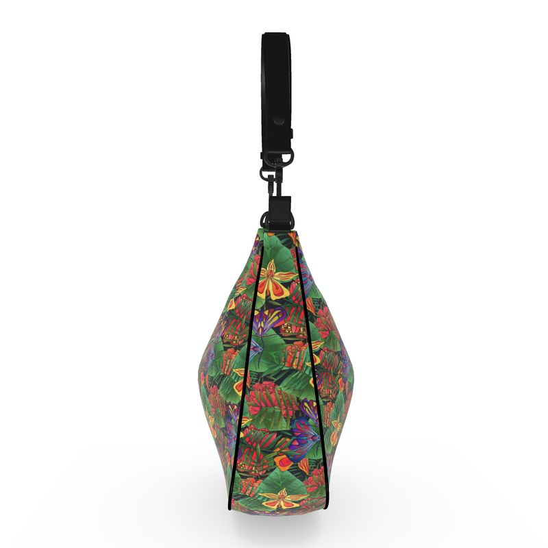 Curve Shoulder Bag - Nappa Leather - Jungle Flower
