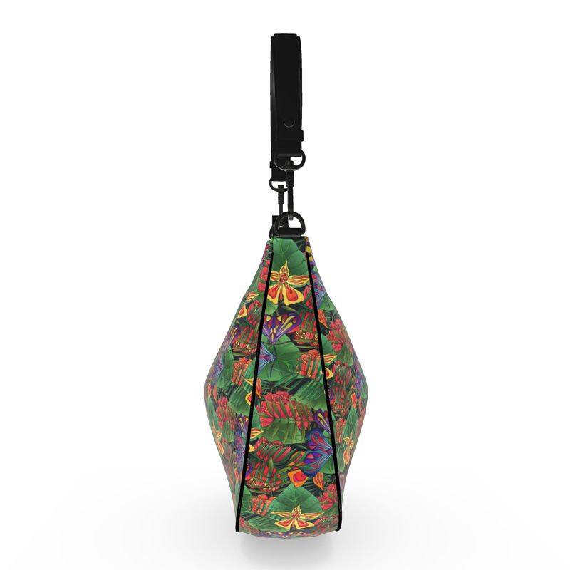 Curve Shoulder Bag - Nappa Leather - Jungle Flower