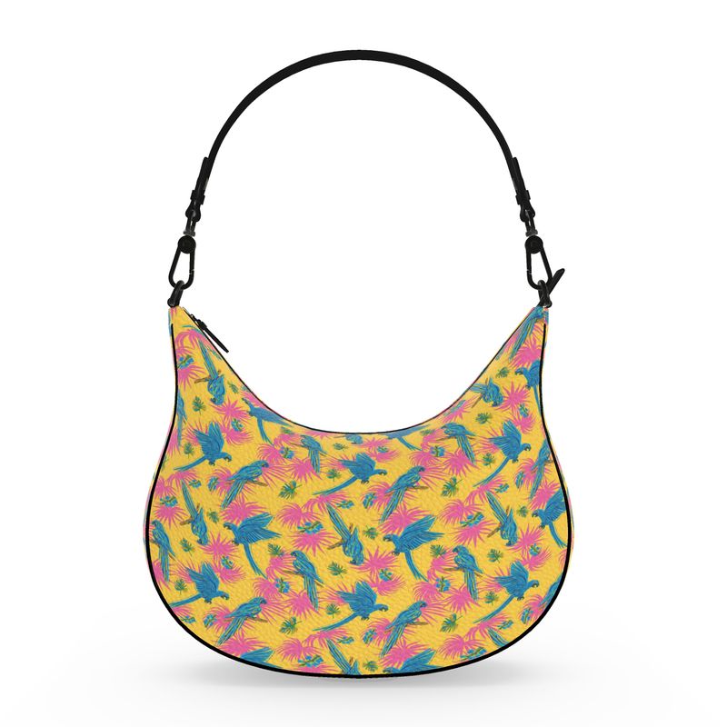 Curve Shoulder Bag - Nappa Leather - Tropical Macaw