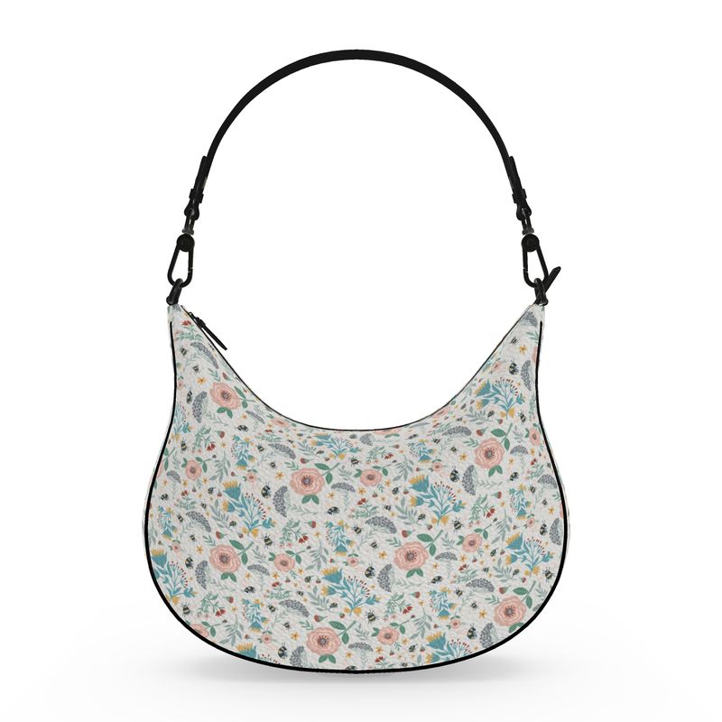 Curve Shoulder Bag - Nappa Leather - Bee Garden