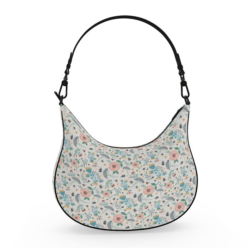 Curve Shoulder Bag - Nappa Leather - Bee Garden