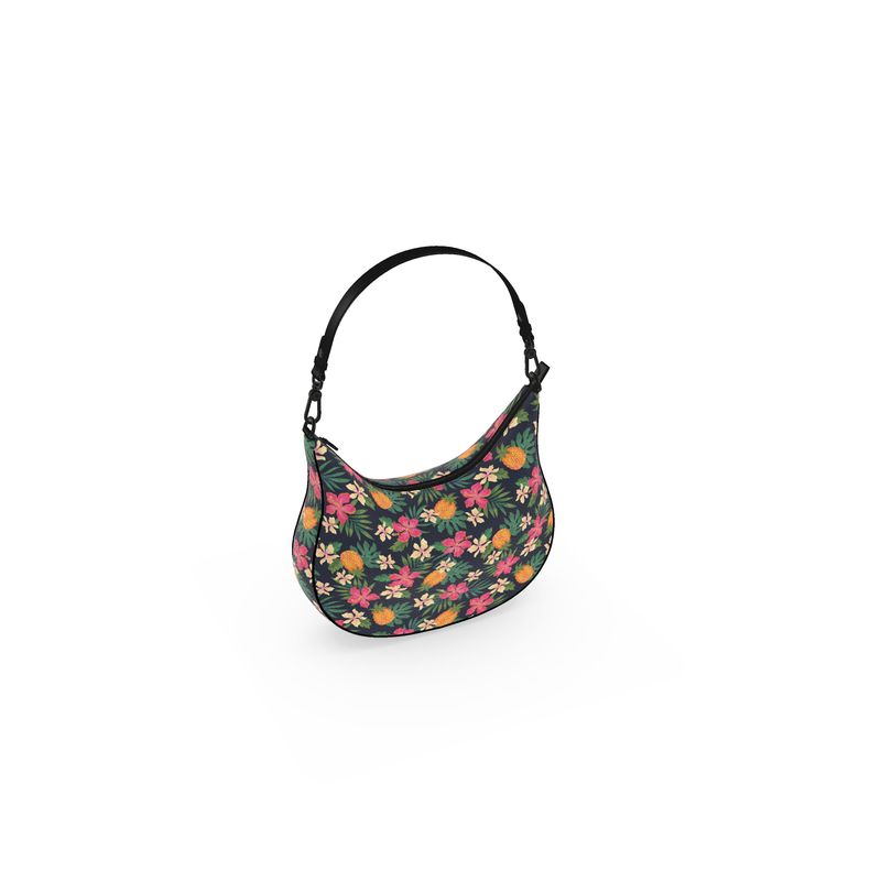 Curve Shoulder Bag - Nappa Leather - Pineapple Paradise
