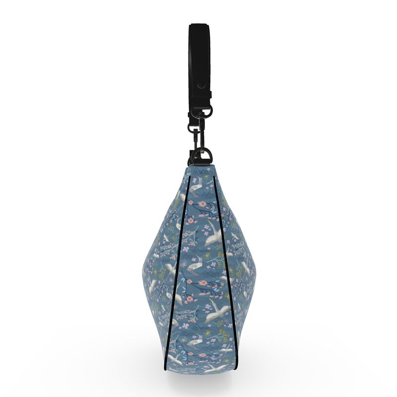 Curve Shoulder Bag - Nappa Leather - White Crane