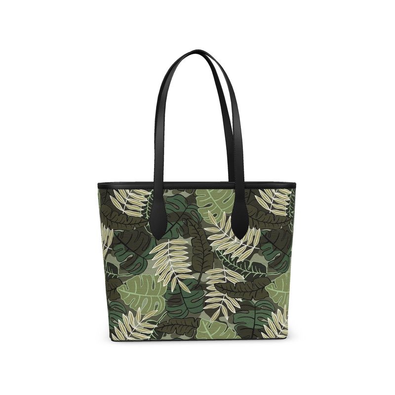 City Tote Bag - Camo Flower