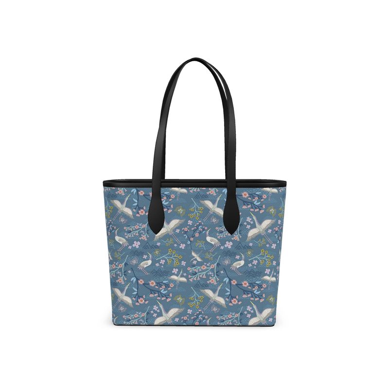 City Tote Bag - White Crane