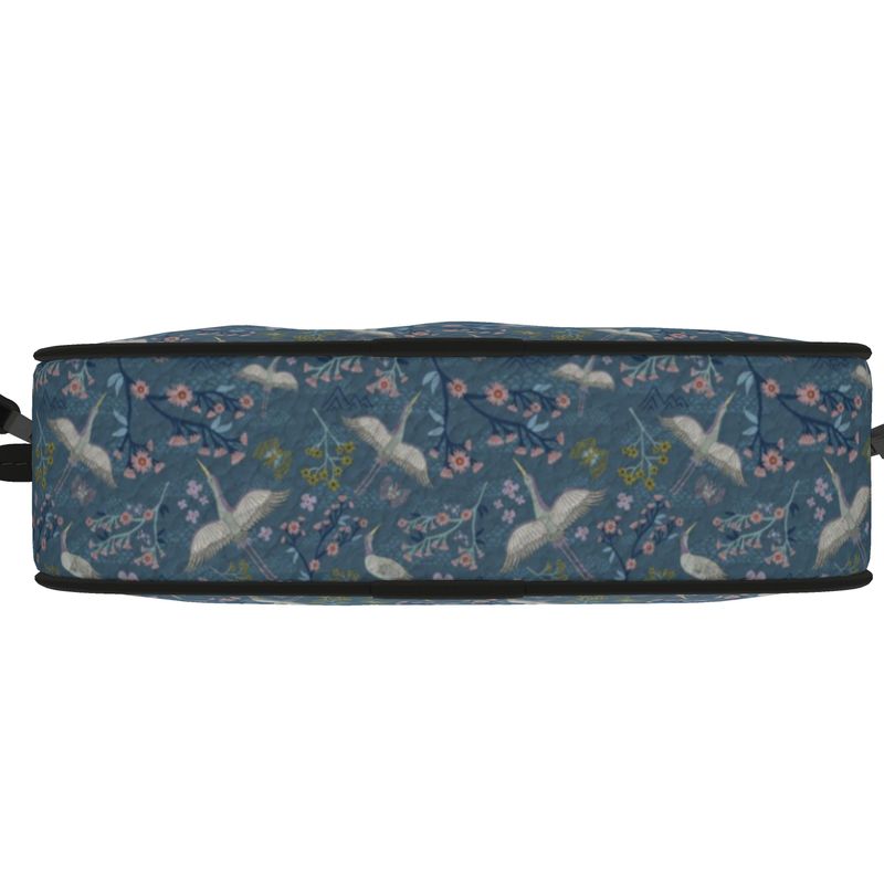 Camera Bag - Nappa Leather - White Crane