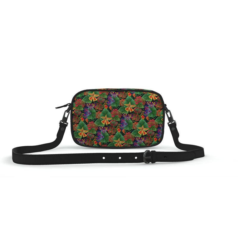 Camera Bag - Nappa Leather - Jungle Flower