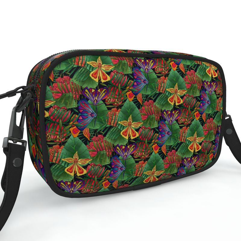 Camera Bag - Nappa Leather - Jungle Flower