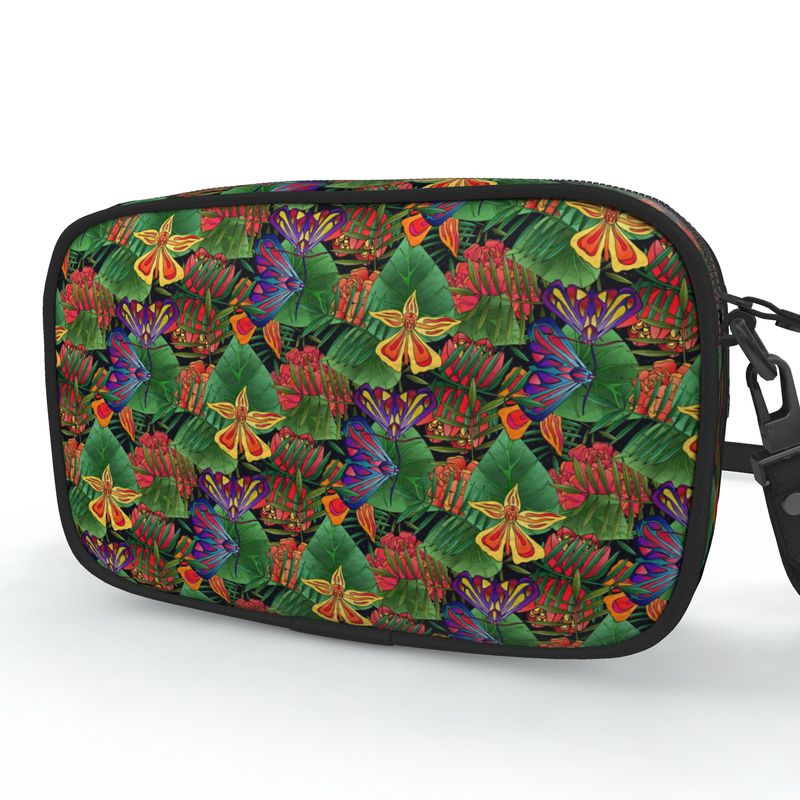 Camera Bag - Nappa Leather - Jungle Flower