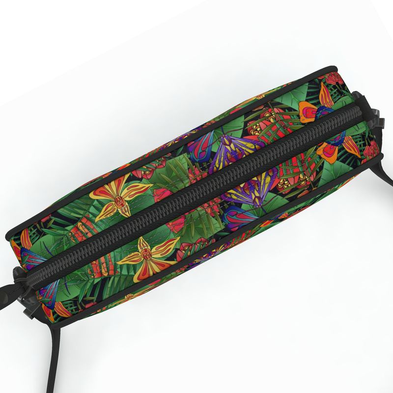 Camera Bag - Nappa Leather - Jungle Flower