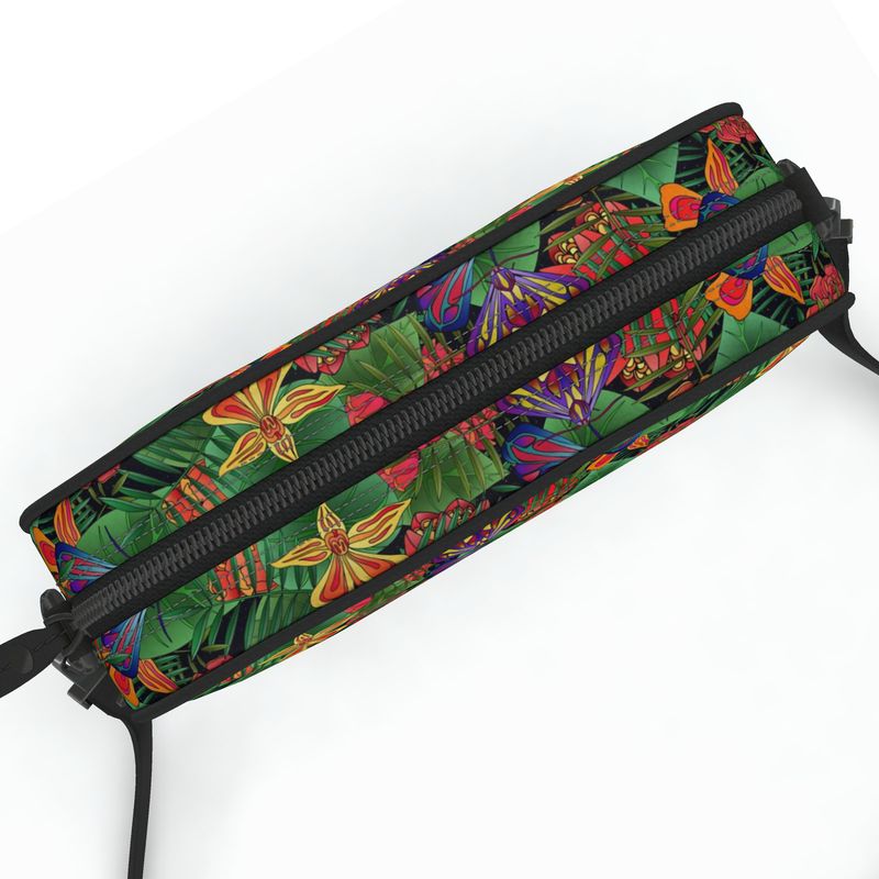 Camera Bag - Nappa Leather - Jungle Flower