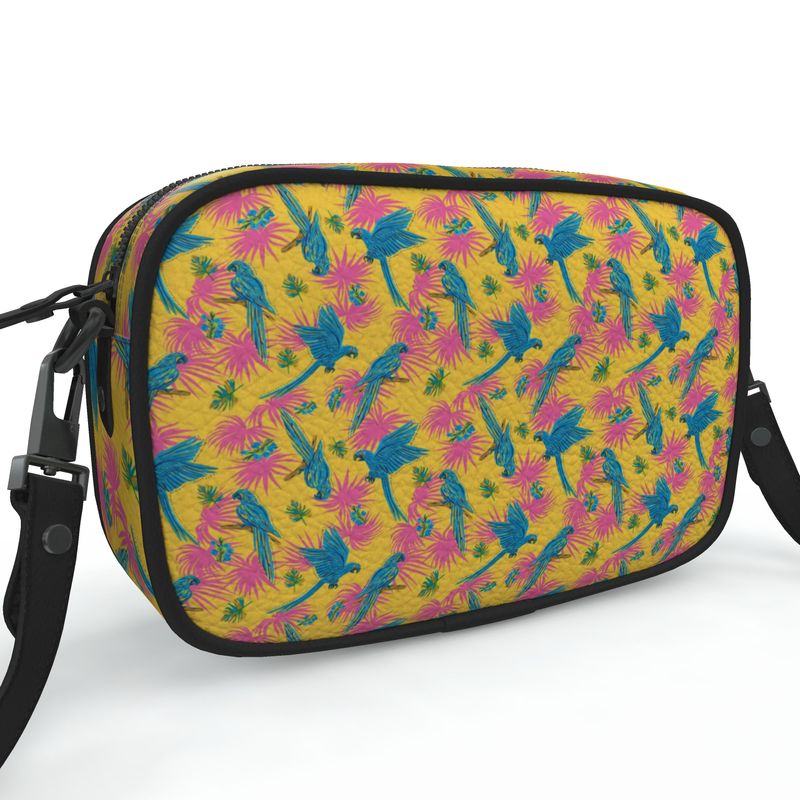 Camera Bag - Nappa Leather - Tropical Macaw - Yellow