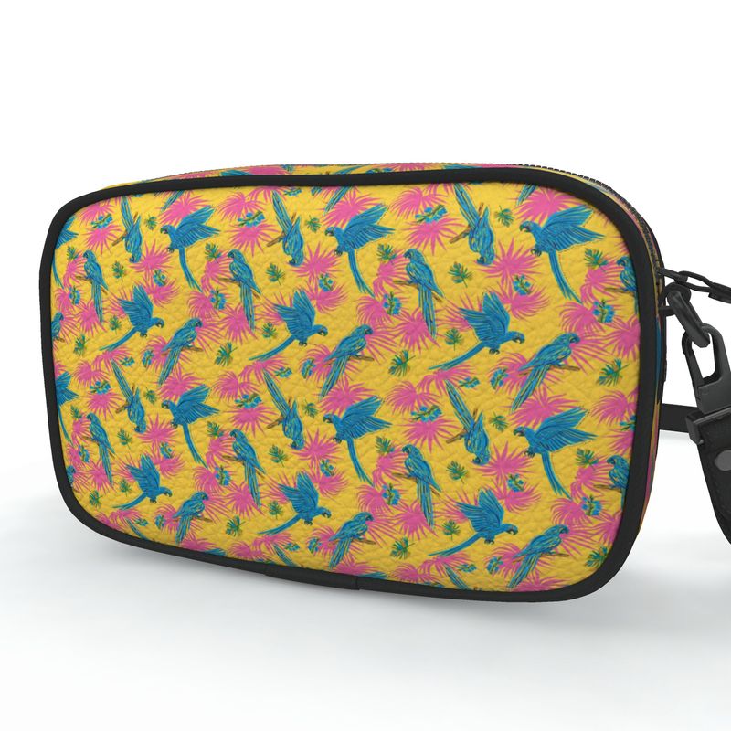 Camera Bag - Nappa Leather - Tropical Macaw - Yellow