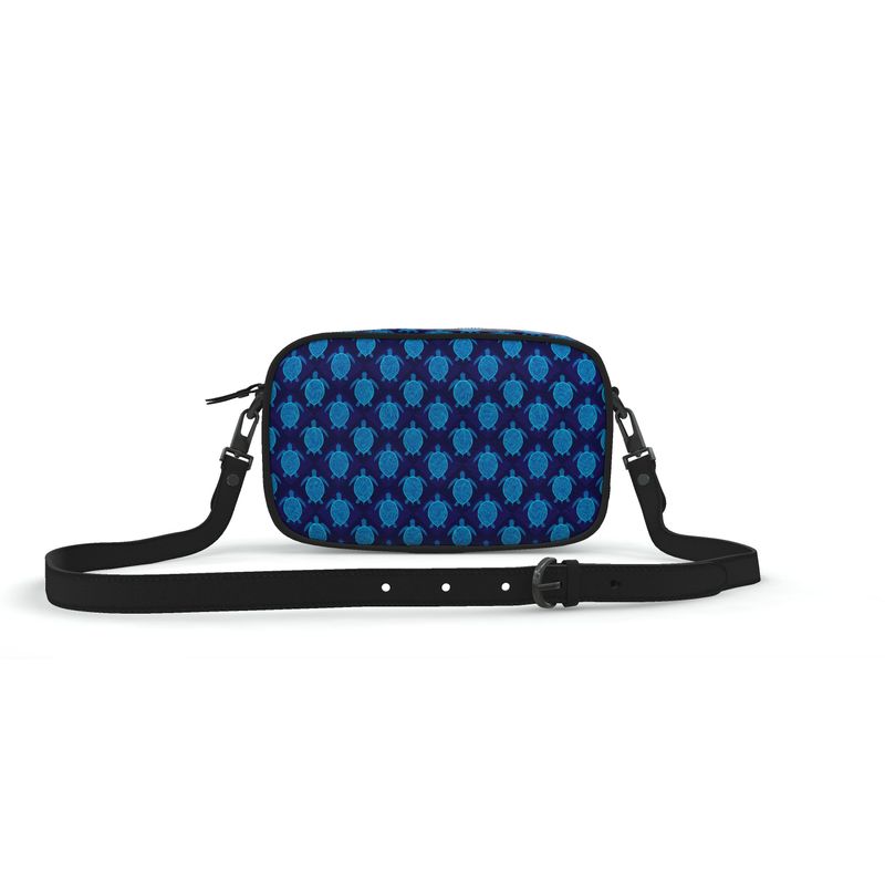 Camera Bag - Nappa Leather - Topo Turtles - Blue