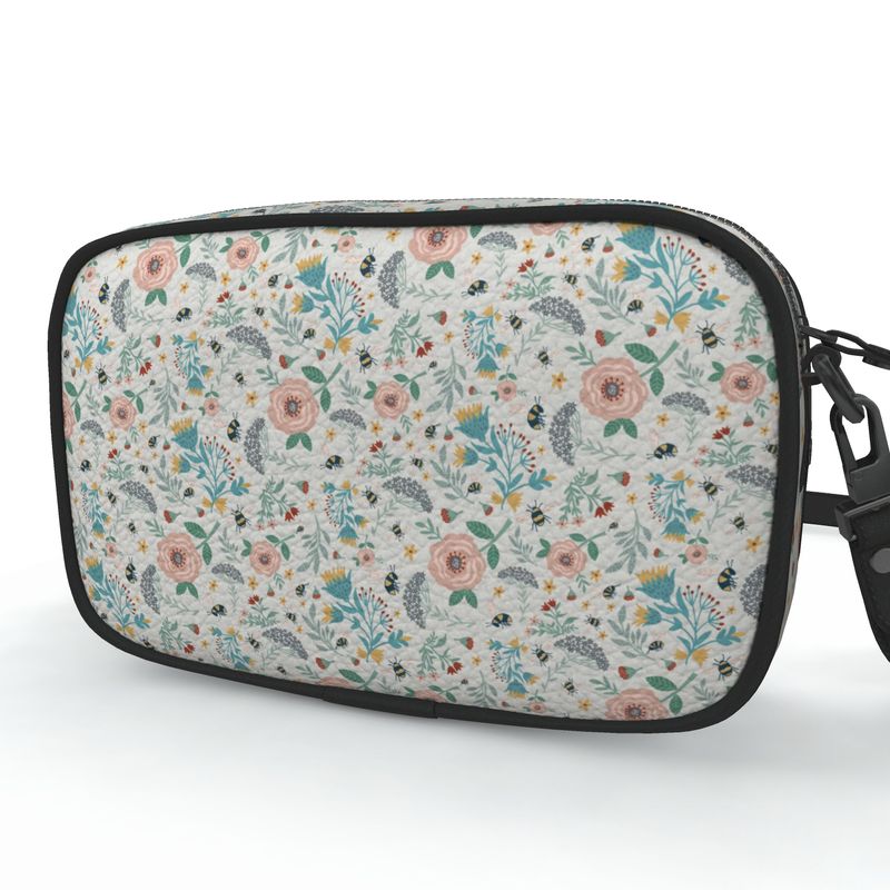 Camera Bag - Nappa Leather - Bee Garden