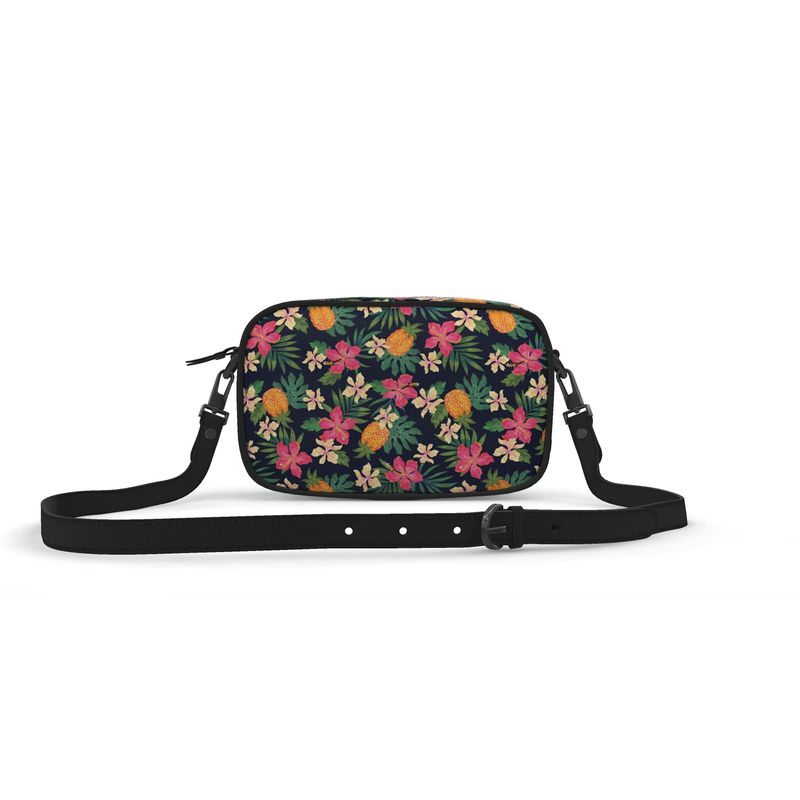 Camera Bag - Nappa Leather - Pineapple Paradise