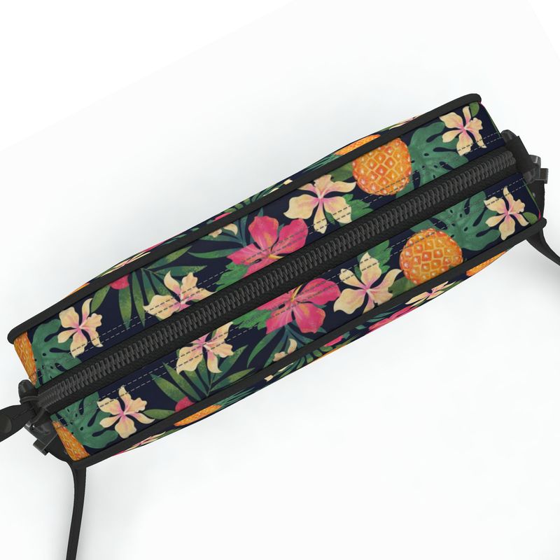 Camera Bag - Nappa Leather - Pineapple Paradise