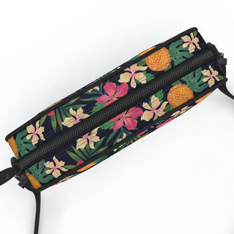 Camera Bag - Nappa Leather - Pineapple Paradise