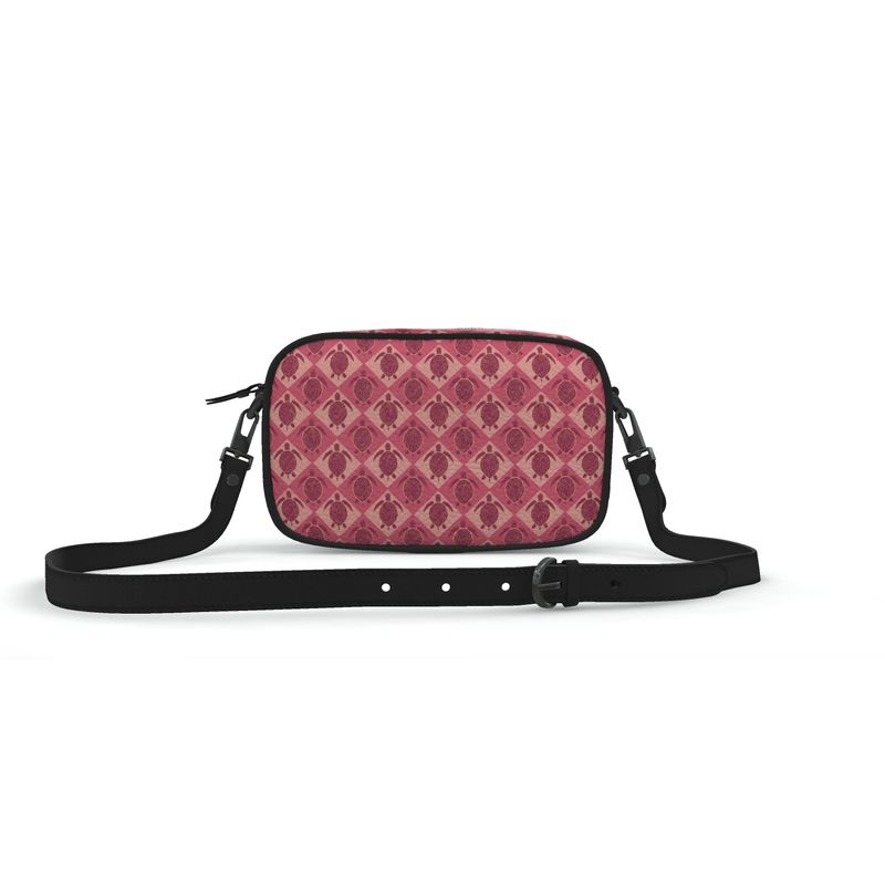Camera Bag - Nappa Leather - Topo Turtles - Pink
