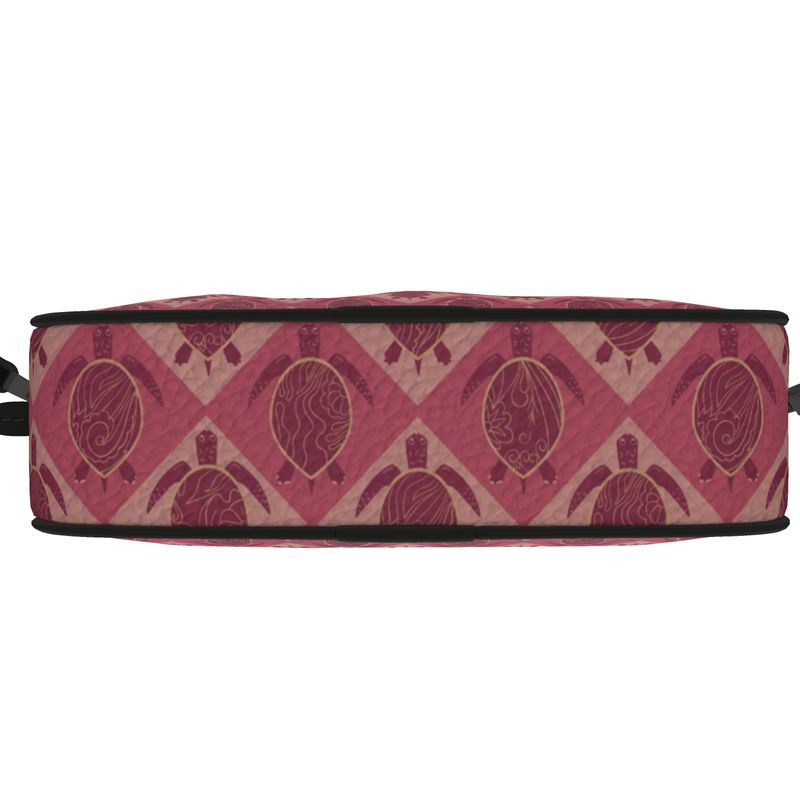 Camera Bag - Nappa Leather - Topo Turtles - Pink