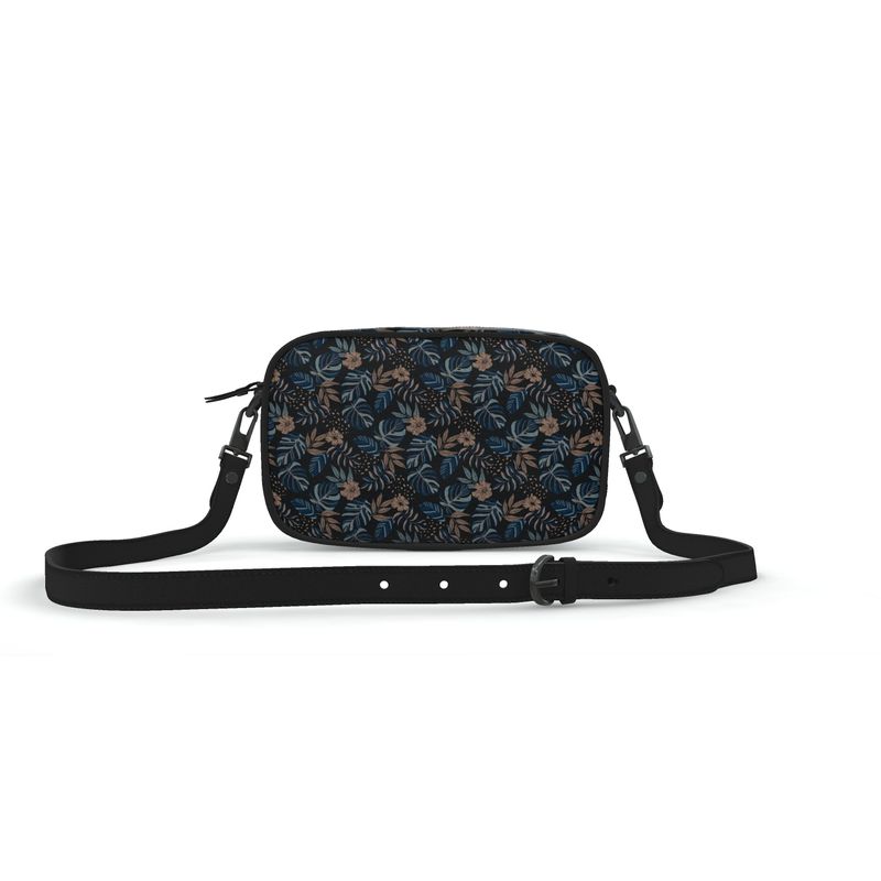 Camera Bag - Nappa Leather - Midnight Monstera
