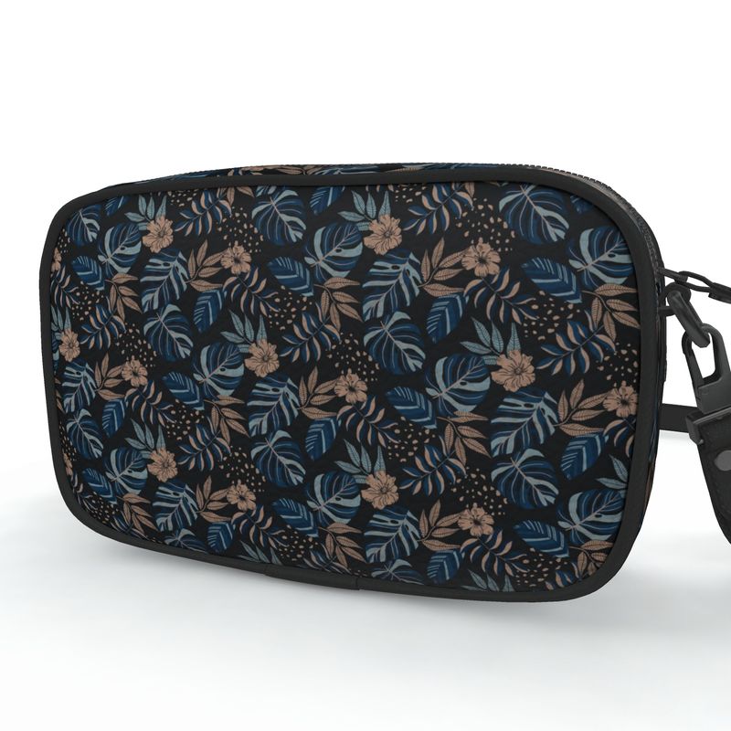 Camera Bag - Nappa Leather - Midnight Monstera