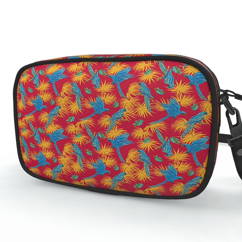 Camera Bag - Nappa Leather - Tropical Macaw - Red
