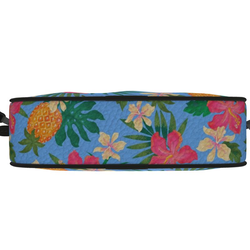 Camera Bag - Nappa Leather - Pineapple Paradise - Island Breeze
