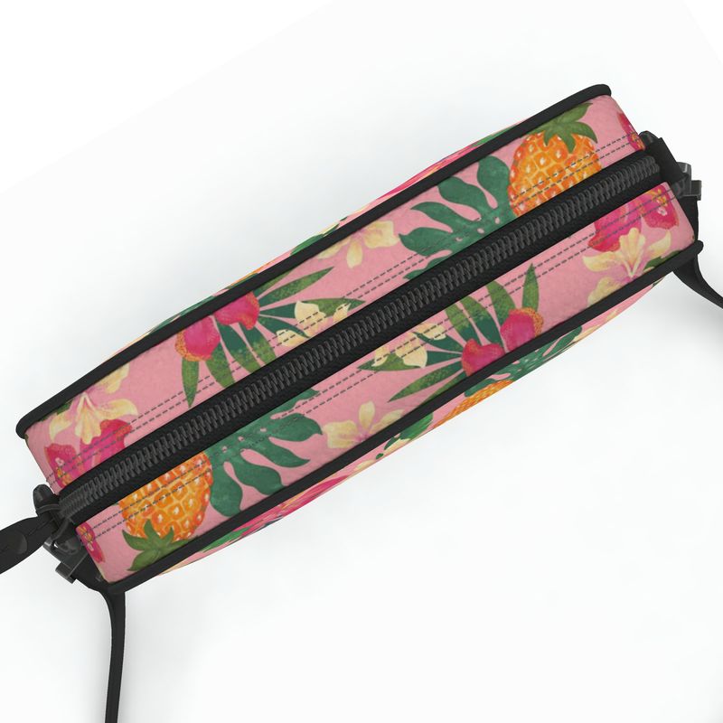 Camera Bag - Nappa Leather - Pineapple Paradise - Yellow