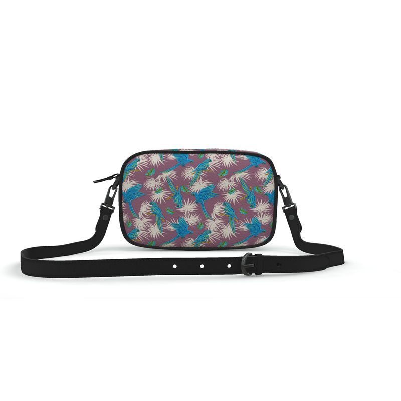 Camera Bag - Nappa Leather - Tropical Macaw - Purple