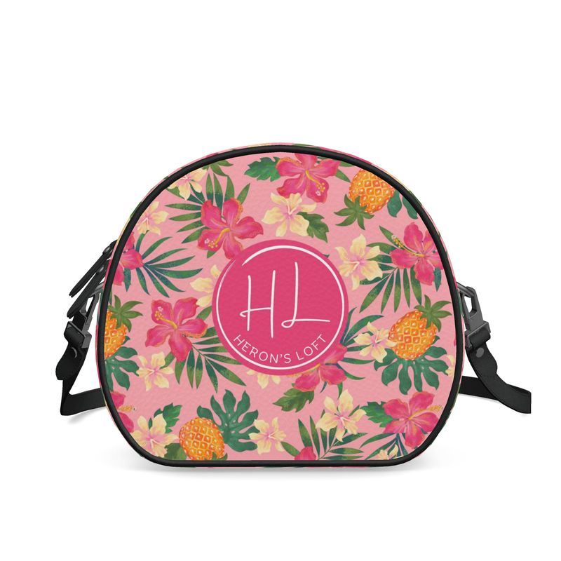 Gumdrop Bag - Nappa Leather - Pineapple Paradise - Hibiscus Blush