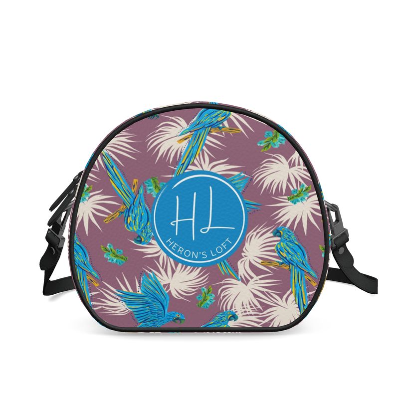 Gumdrop Bag - Nappa Leather - Tropical Macaw - Plumage Rose