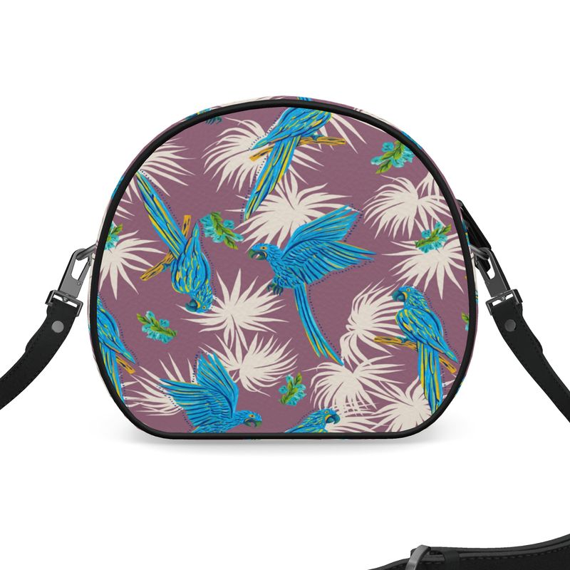 Gumdrop Bag - Nappa Leather - Tropical Macaw - Plumage Rose