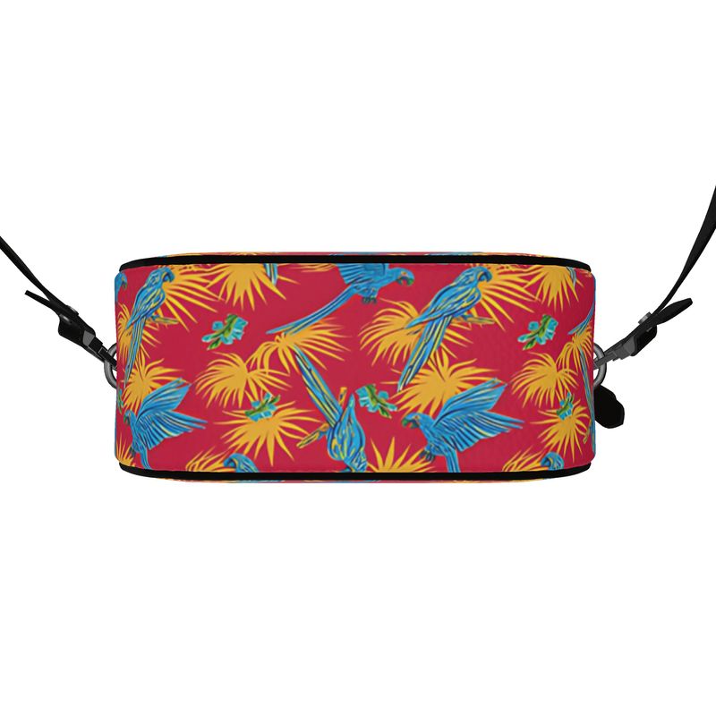 Gumdrop Bag - Nappa Leather - Tropical Macaw - Scarlet Crest