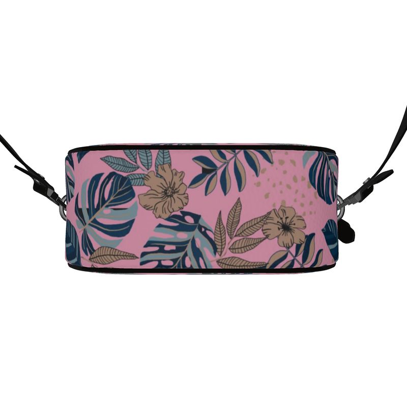 Gumdrop Bag - Nappa Leather - Midnight Monstera - Lunaria Rose