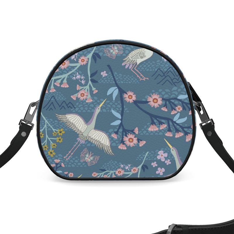 Gumdrop Bag - Nappa Leather - White Crane