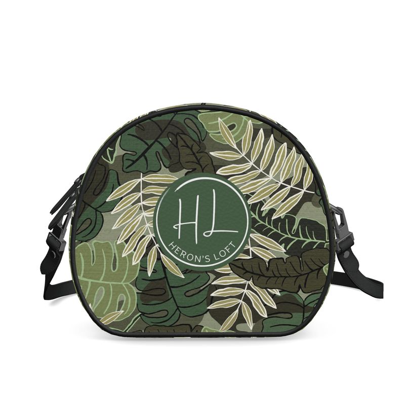 Gumdrop Bag - Nappa Leather - Camo Leaves