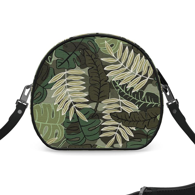 Gumdrop Bag - Nappa Leather - Camo Leaves