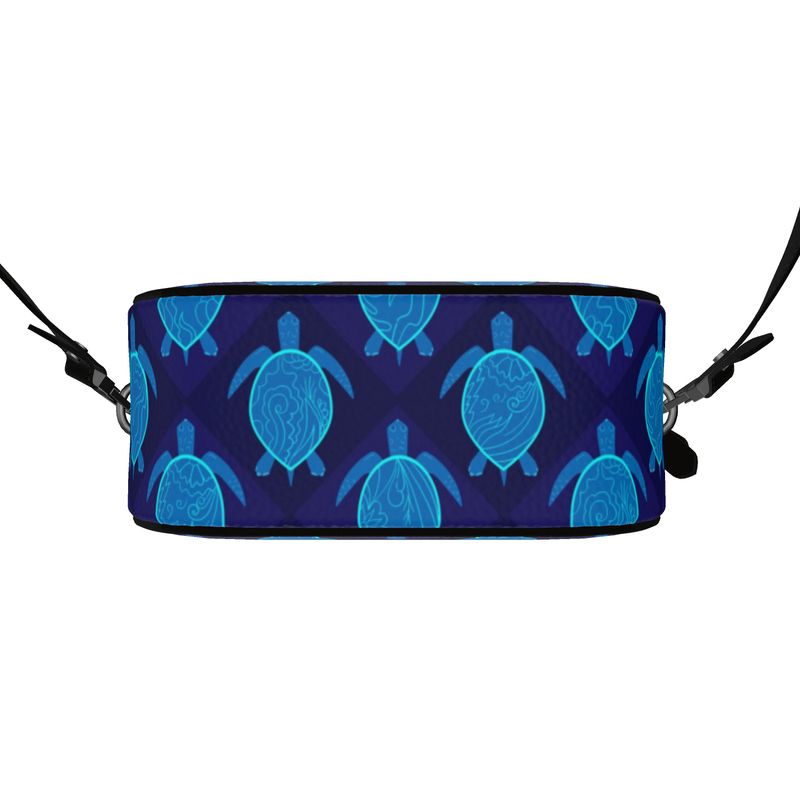 Gumdrop Bag - Nappa Leather - Topo Turtles - Blue Tide