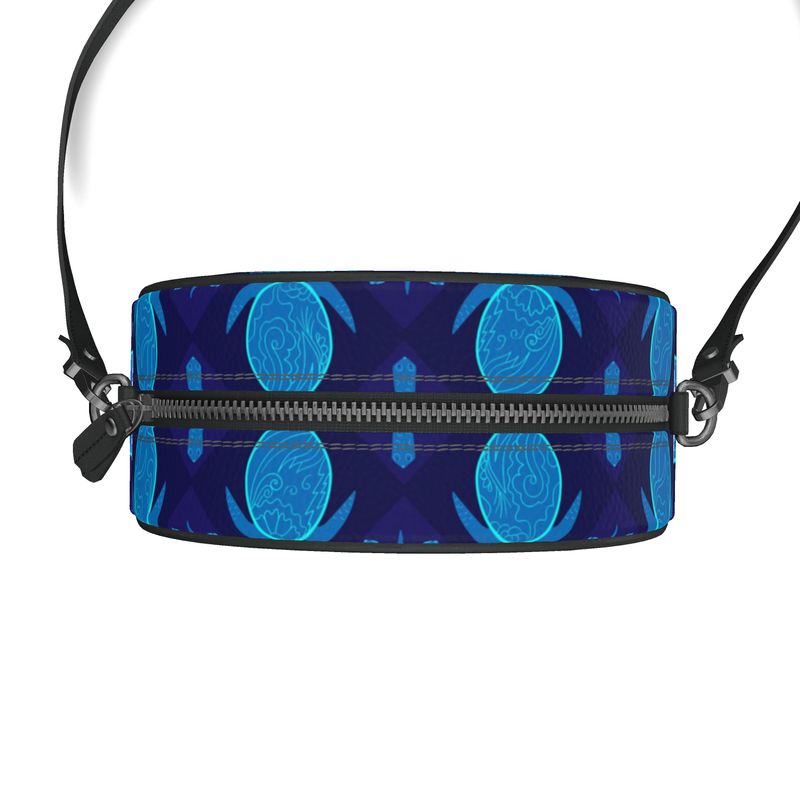 Gumdrop Bag - Nappa Leather - Topo Turtles - Blue Tide