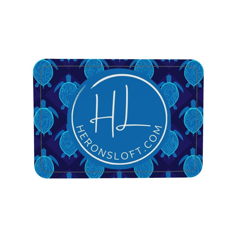 Gumdrop Bag - Nappa Leather - Topo Turtles - Blue Tide