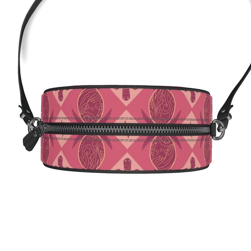 Gumdrop Bag - Nappa Leather - Topo Turtles - Pink Tide