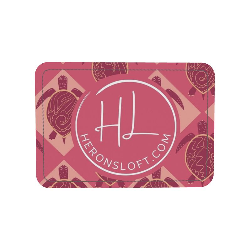 Gumdrop Bag - Nappa Leather - Topo Turtles - Pink Tide