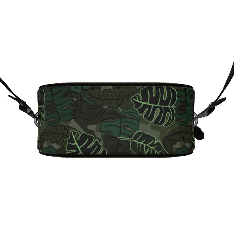 Gumdrop Bag - Nappa Leather - Camo Leaves - Dark
