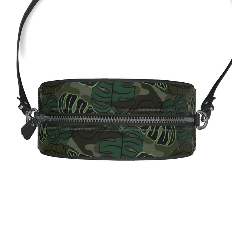 Gumdrop Bag - Nappa Leather - Camo Leaves - Dark