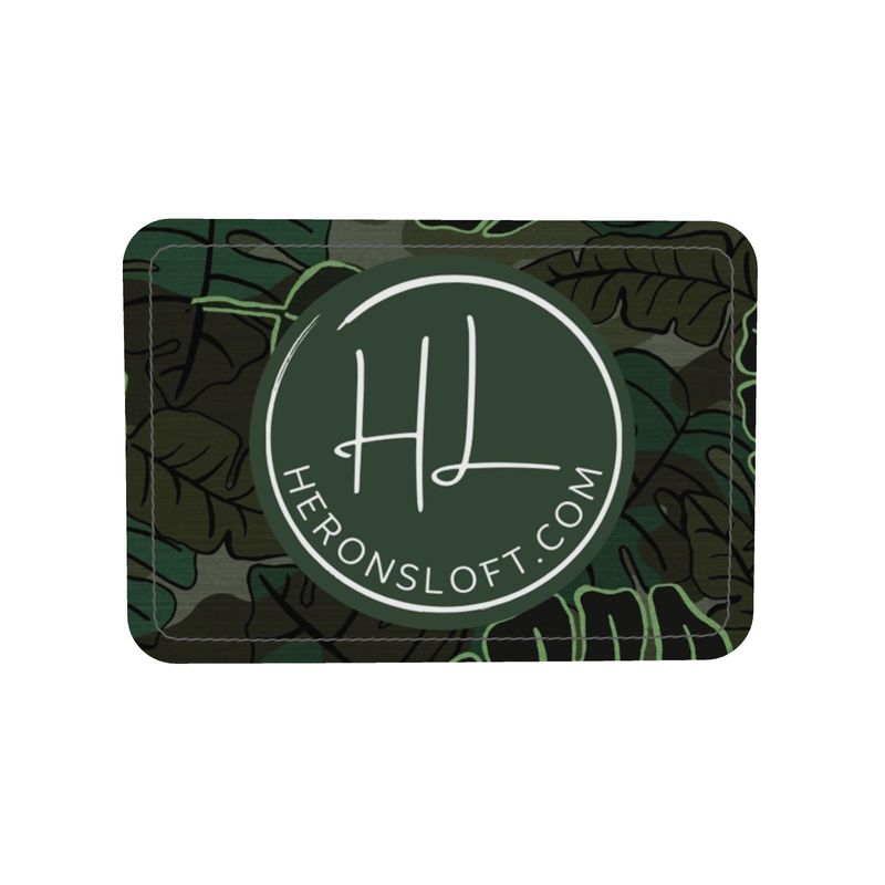 Gumdrop Bag - Nappa Leather - Camo Leaves - Dark