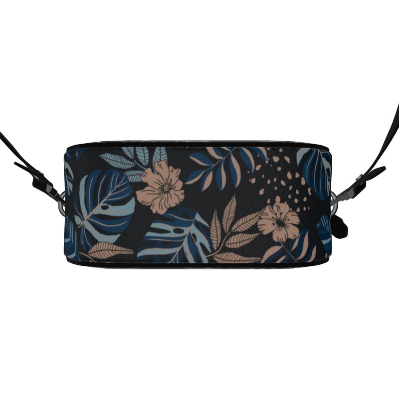 Gumdrop Bag - Nappa Leather - Midnight Monstera